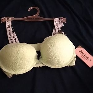 Push up bra, lime green, juicy couture